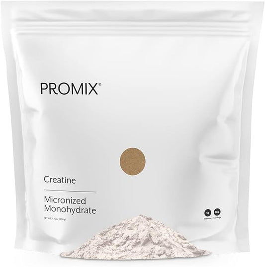 ProMix Nutrition Creatine Monohydrate Powder, Unflavored - 5g of Micronized Creatine per Serving