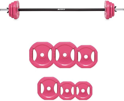 RitFit Adjustable Barbell Weight Set for Weightlifting and Strength Training in Home&Gym