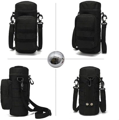 Bocce Ball Bag for 90mm 84mm 73mm 3 Bocce Game,Multifunctional, Zip Design, Powerful. Size: 27 x 12 x 12 cm、