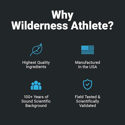 Wilderness Athlete - Hydrate & Recover | Liquid Hydration Powder Electrolyte Drink Mix - Recover Faster with Bcaas - Hydrate Powder with 1000mg of Vitamin C - 30 Serving Tub (Arizona Peach)