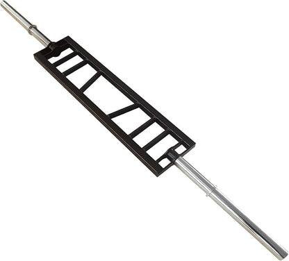 Multi Grip Barbell Swiss Bar | Cambered Barbell Multi Grip Olympic Barbell, Fits 2-inch Olympic Weight Plates, For Home Gym & Support Pressing, Lifting & Curls