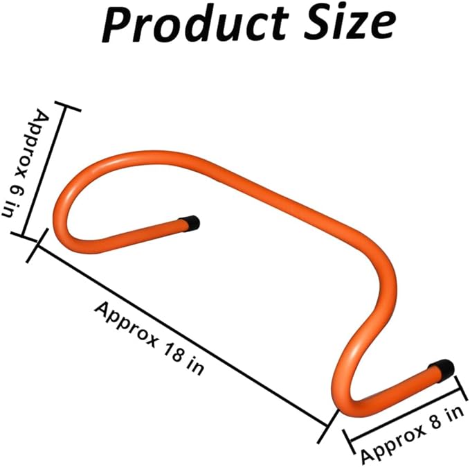 Sports Speed Hurdles Training Speed Agility Hurdles with 10 Marker Cone for Soccer Basketball