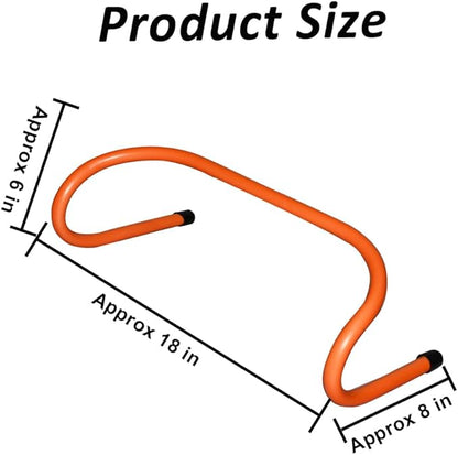 Sports Speed Hurdles Training Speed Agility Hurdles with 10 Marker Cone for Soccer Basketball