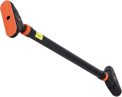 Adjustable Pull Up Bar for Doorway - 440LBS Weight Capacity, No Screws Installation with Level Meter and Auto Lock, Chin Up Bar for Home Gym Strength Training