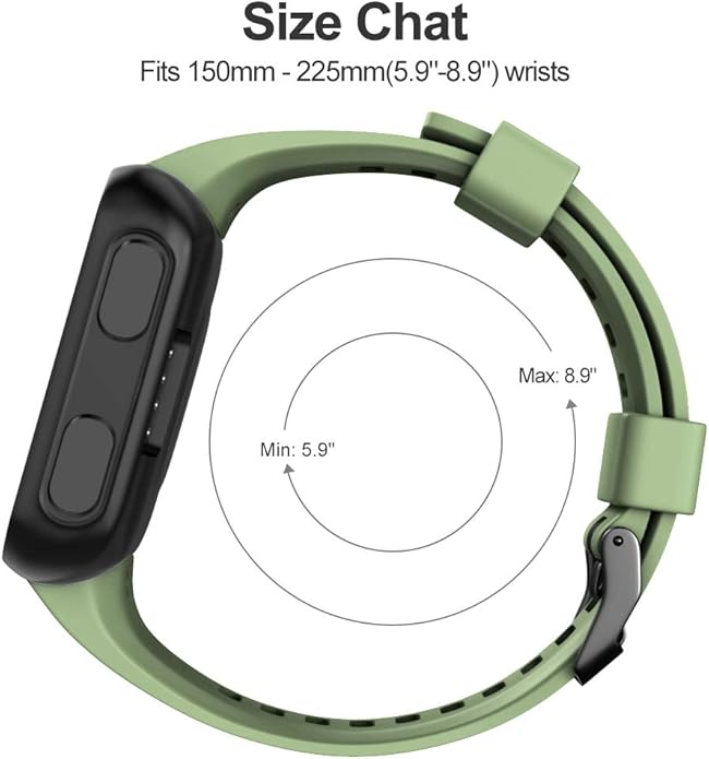 Compatible with Garmin Forerunner 35 Band,Solf Silicone Replacement Bands for Garmin Forerunner 35 Watch