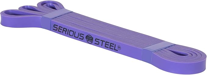 Serious Steel Fitness 37" Resistance Training Bands (Portable Exercise Band System Training Bands- Great for Individuals Looking for Tension Throughout The Exercise)