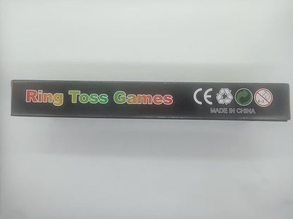 Hook Toss Game, Ring Toss Game, Handmade Wooden Ladder, Throwing Hook and Ring Battle Game for Family