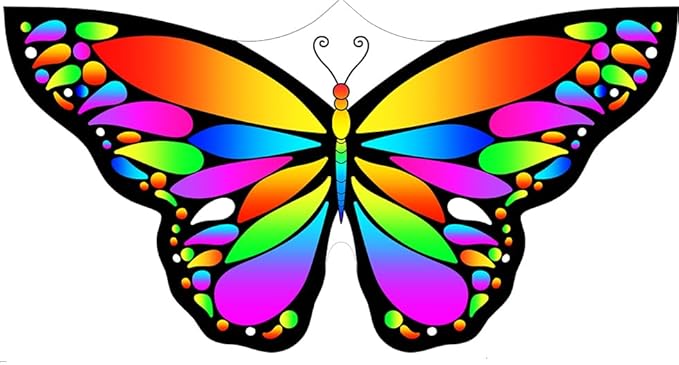 New Butterfly Kites for Kids & Adults,Easy to Fly Kite,Best Kite for Beginners,Kites for Kids Age 4-8,Large Beach Kite