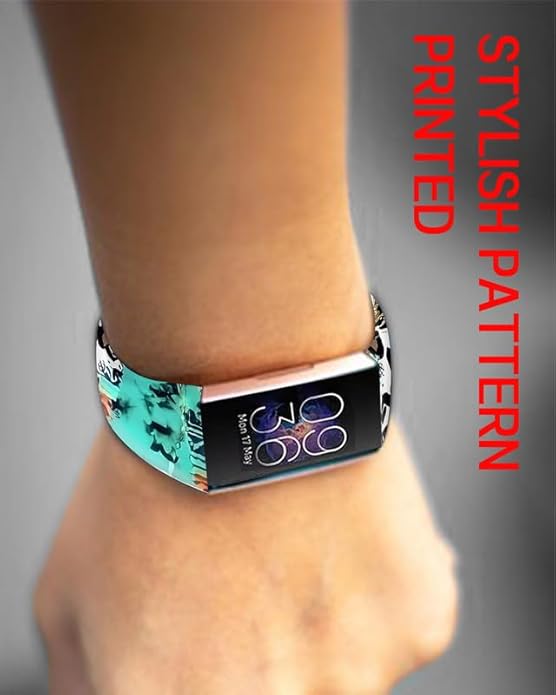 Sport Bands Compatible with Charge 6 /Charge 5 for Women Men,Soft Waterproof Replacement Straps Wristbands for Charge Advanced Fitness Tracker