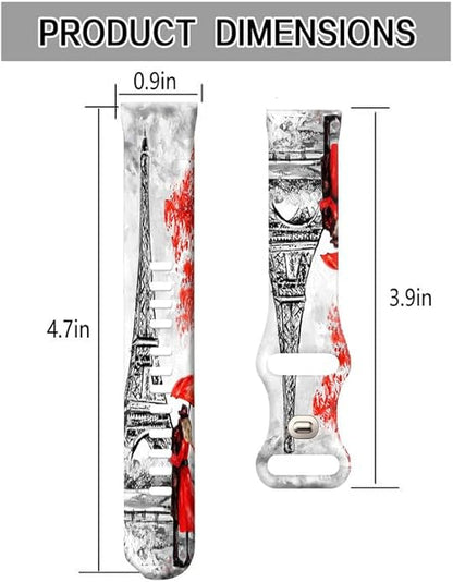 Compatible with Charge 6/Charge 5 WatchBands for Women Men,Elastic Adjustable Wristbands,Breathable Sport Band Soft Waterproof Health Tracker