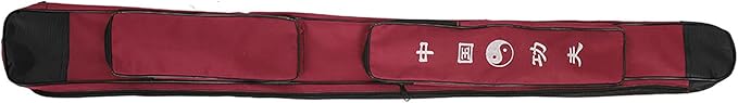 Taichi Sword Carrying Bag, Thick Canvas Single Layer Sword Bag Chinese Martial Arts Multifunction Shoulder Carry Bag Adjustable Strap