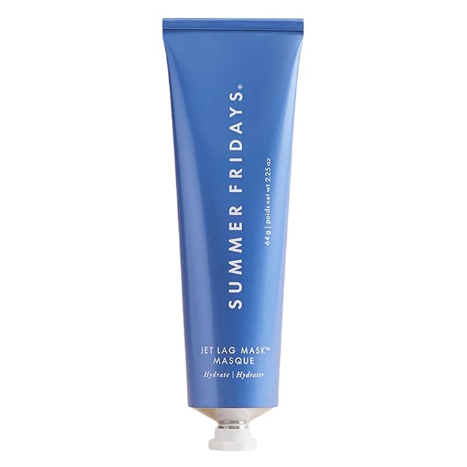 Summer Fridays Jet Lag Mask - Hydrating Face Moisturizer + Mask - Enriched with Hyaluronic Acid, Niacinamide, Glycerin + Antioxidants Helps Nourish Skin for a Renewed + Radiant Complexion (2.25 Oz)