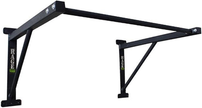 Heavy-Duty Wall Mounted Pull Up Bar - 500 lbs Weight Capacity | Maintain Upper Body Strength & Core Stability | Space Efficient Steel Chin Up Black Bar for Home & Gym Versatile Workouts