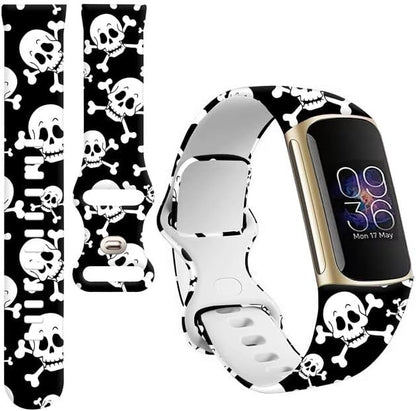 Sport Bands Compatible with Charge 6 /Charge 5 for Women Men,Soft Waterproof Replacement Straps Wristbands for Charge Advanced Fitness Tracker