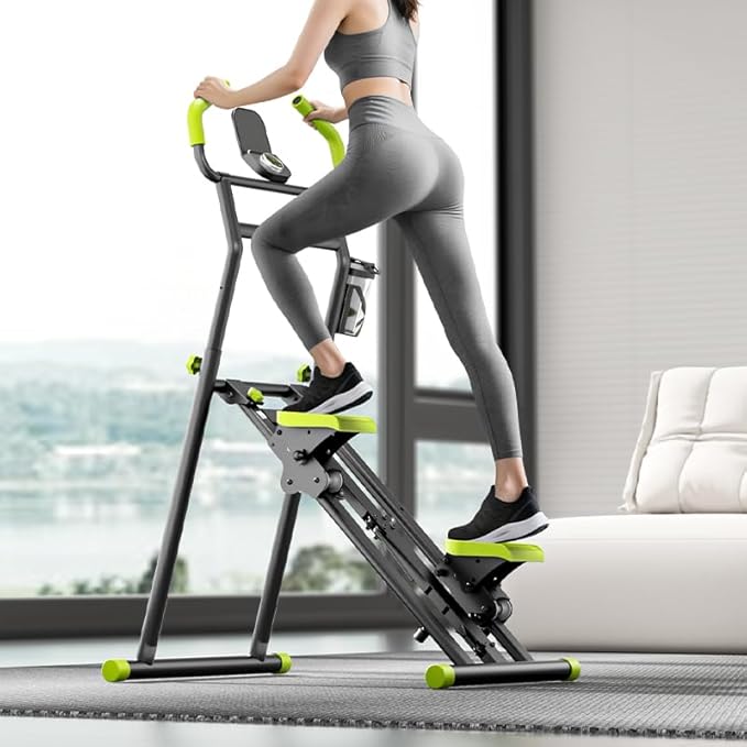 2025 Upgrade Stair Stepper, Stair Stepper with Handlebar, Stair Climber, Stair Master with 400LBS Loading Capacity with Three-Speed Resistance adjustme