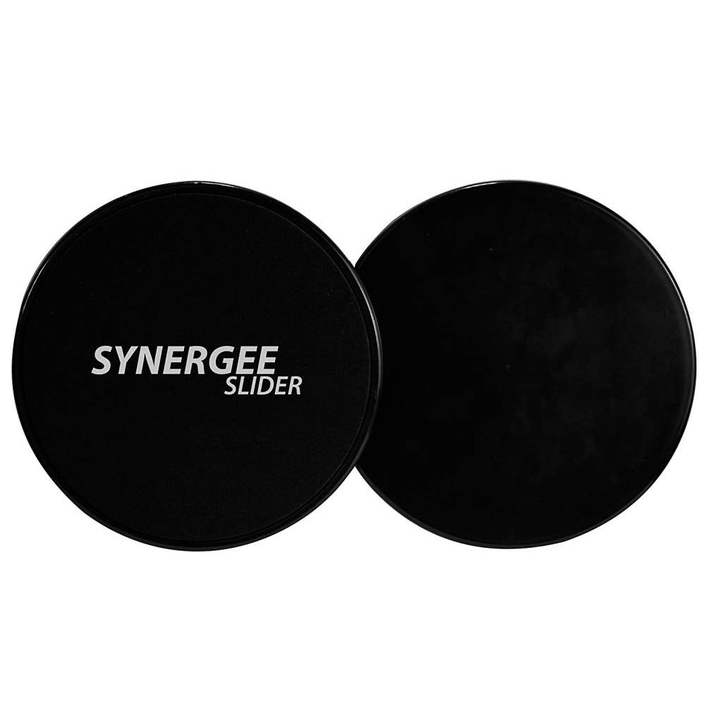 Synergee Core Sliders – Jet Black Dual Sided Ab Exercise Discs