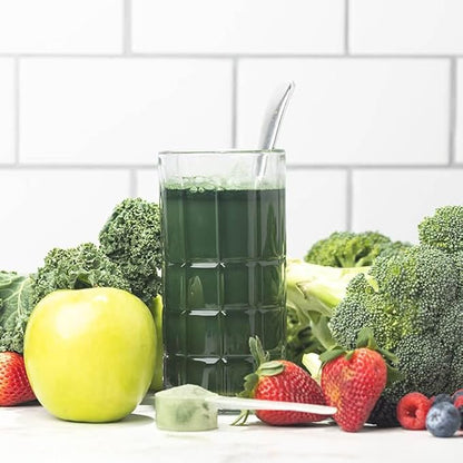 Advanced Greens Plus Powdered Superfood Formula 50 Fruits, Vegetables, Herbs, and Superfoods - Vegan, Vegetarian - 9.84 OZ - 279 g