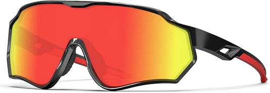 BEACOOL Polarized Running Sunglasses for Men Women UV400 Protection TR90 Sport Sunglasses for Fishing Cycling Baseball