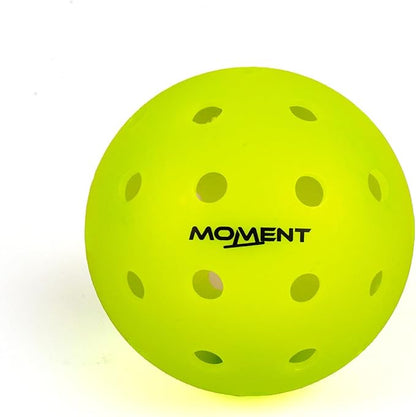 Moment SF1 Comp Performance Pickleballs | Outdoor Pickleballs Designed for Optimal Performance, Durable Material - Includes 12 Ballsz