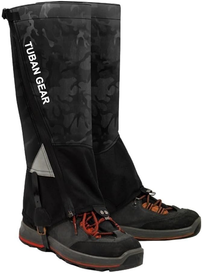 Gaiters for Hiking Waterproof,Leg Gaiters with Upgraded Zipper Design,Lightweight Shoe for Men Women