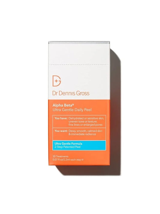 Dr. Dennis Gross Alpha Beta Ultra Gentle Daily Peel: for Dehydrated or Sensitive Skin, Uneven Tone