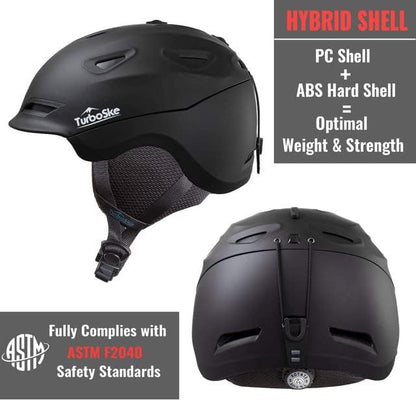 Ski and Snowboard Helmet - Active Ventilation, Audio Compatible Snow Sports Luxury Helmet With ASTM Standard Safety for Men, Women and Youth
