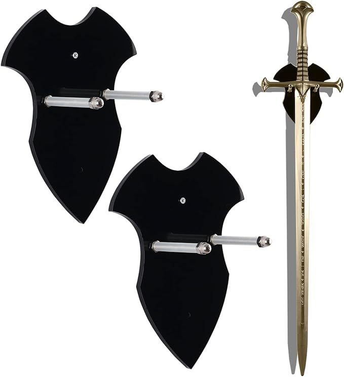 Sword Holder, Sword Wall Mount, Axe Holder, Vertical Display and Decoration