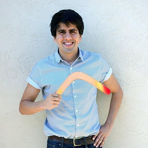 Glacier Wooden Boomerang - for Throwers 13-80! Great Returning Boomerangs