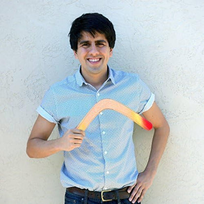 Glacier Wooden Boomerang - for Throwers 13-80! Great Returning Boomerangs