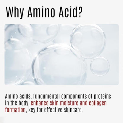 Amino Moisture Hydrating Facial Sheet Mask | Natural Mineral Water, Hyaluronic Acid, Ceramide | Anti-Aging, Soothes Dry Skin, Enhances Elasticity (5 Sheets)
