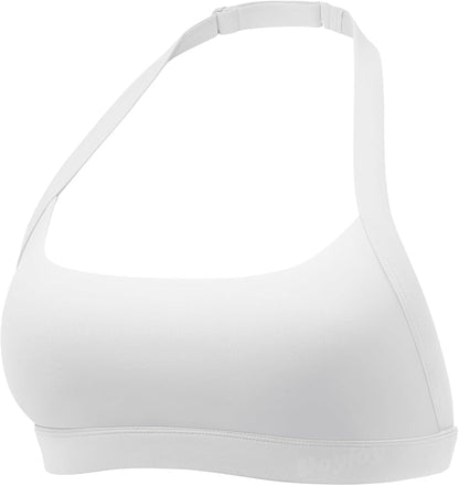 VOYJOY Sports Bras for Women Basic Wireless Bra Crop Workout Yoga Bra Sexy Tank Top