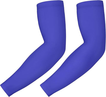 HDE Arm Compression Sleeves for Kids Basketball Shooting Sleeve - Youth Sports Football Baseball Softball - 1 Pair