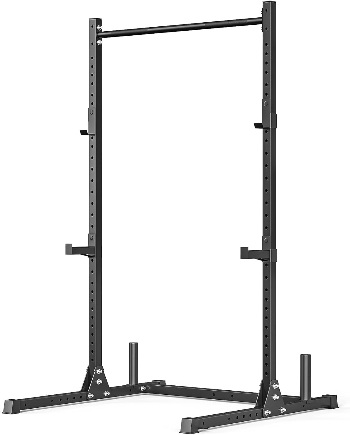 800LB Capacity Squat Rack with Pull Up Bar, Adjustable Power Cage, Home Gym