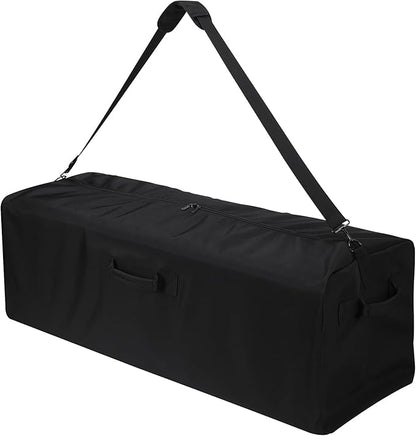 150L Extra Large Duffle Bag - 42 inch Heavy Duty Luggage Bag for Travel/Camping - Black