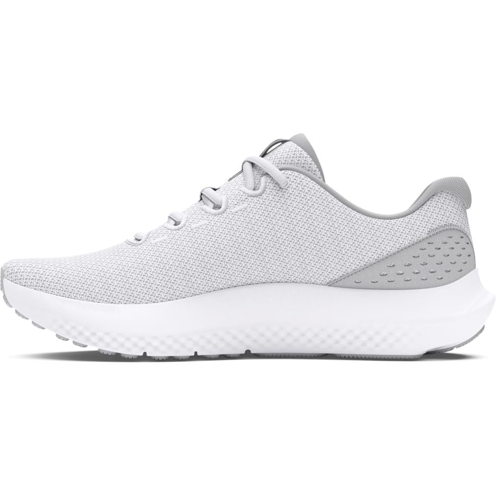 Under Armour Men's Charged Surge 4, (100) White/Halo Gray/Black, 13, US