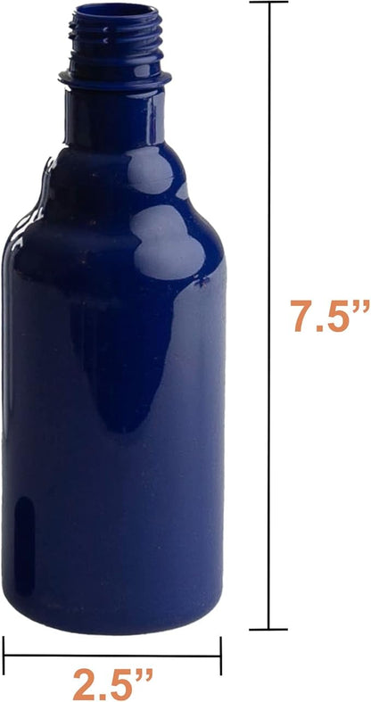 Ring Toss Bottle Carnival Game, 6 Plastic Bottles Targets and 24 Throw Rings, and a Wooden Base Box, Great for all Occasions and Events, Summer Backyard Fun, Holidays, Beach, Party Activities