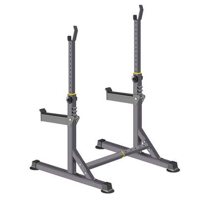 K KiNGKANG Squat Rack, 600lbs Adjustable Barbell Rack for Home Gym