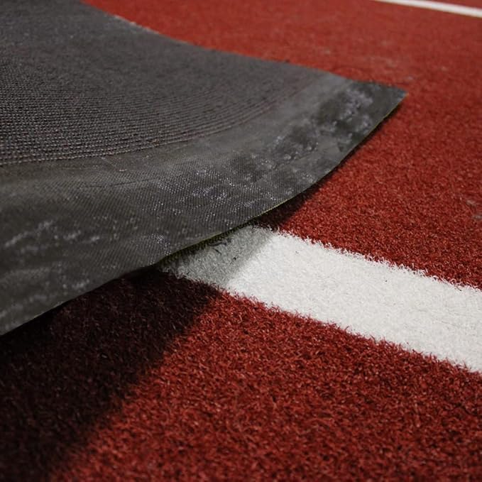 On Deck Sports 12' x 6' Baseball and Softball Batting Mat with Throwdown Home Plate