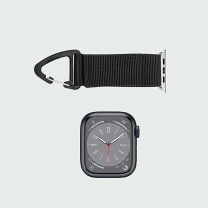 Tactical Duty Belt Keychain Compatible with Apple Watch 38mm 40mm 41mm 42mm 44mm 45mm 46mm 49mm, Watch Fob Military Braided Strap for iWatch Series 10 9 8 7 6 5 4 3 2 1, Ultra 2/Ultra/SE
