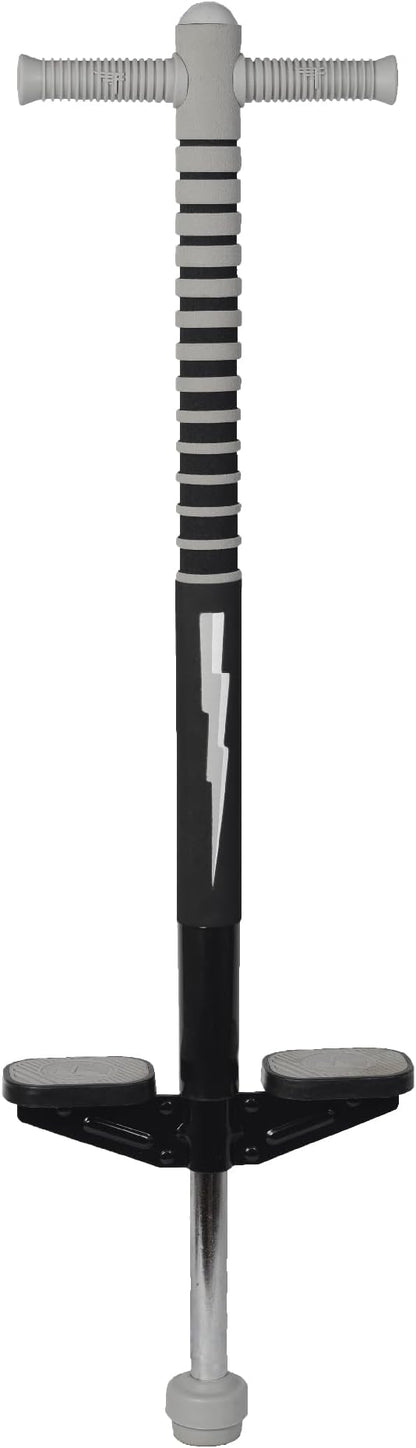 Flybar Maverick 2.0 Foam Pogo Stick for Kids Ages 5 and Up, 40 to 80 Pounds, Outdoor Kids Toys, Rubber Grip, by The Original Pogo Stick Company (Black Lightning)