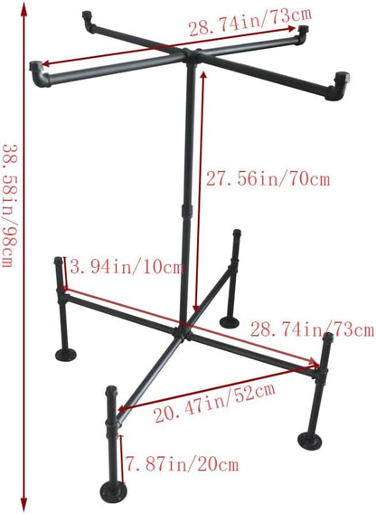 Free Standing Balance Ball Half Rack,Black Balance Ball Display Rack,Balance Board Half Rack Applicable to for Commercial Gyms, Home Gyms, and Studios
