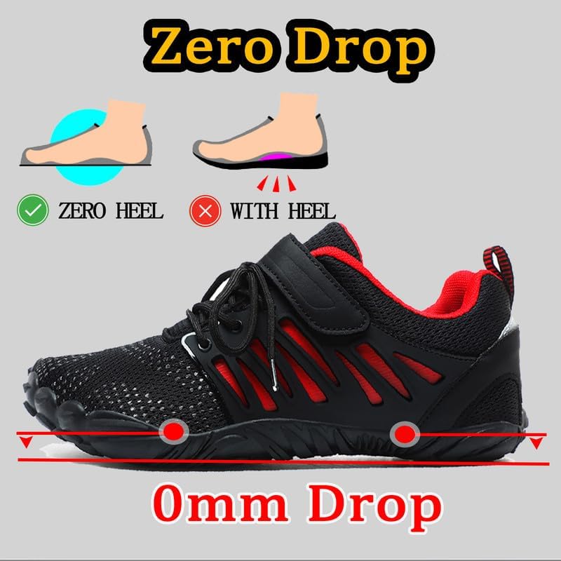 MIFAWA Barefoot Shoes Men Wide Toe Box Zero Drop Water Shoes Men for Gym Workout Minimalist