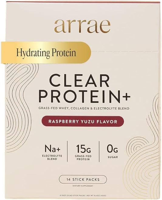 Arrae Clear Protein ??Natural Protein Supplement, Smooth Texture, Easy to Mix, 14 Servings, Clean