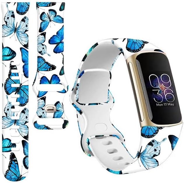 Sport Bands Compatible with Charge 6 /Charge 5 for Women Men,Soft Waterproof Replacement Straps Wristbands for Charge Advanced Fitness Tracker