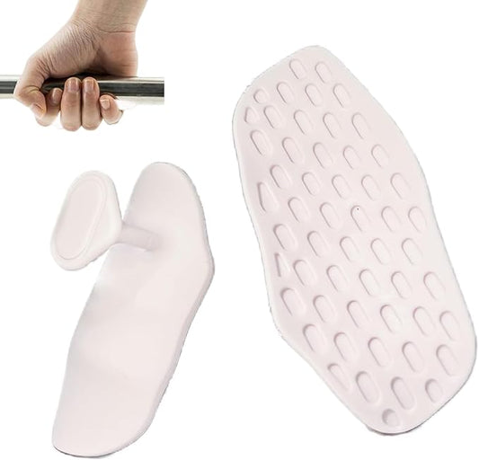 Ergonomic Anti-Slip Weightlifting Grip Pads,Secured Finger Clip Gym Hand Gloves Protectors for Men & Women,Non-Slip Palm Support for Dumbbells & Barbells (Black/RED/Grey/Pink)