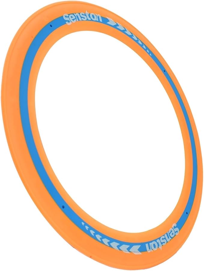 Senston Flying Discs Easily Catch and Throw Sports Disc 11 Inch Soft Flying Discss for All Players Colorful Flying Discs 3 Pcs for Pool Backyard Family Fun (Orange)