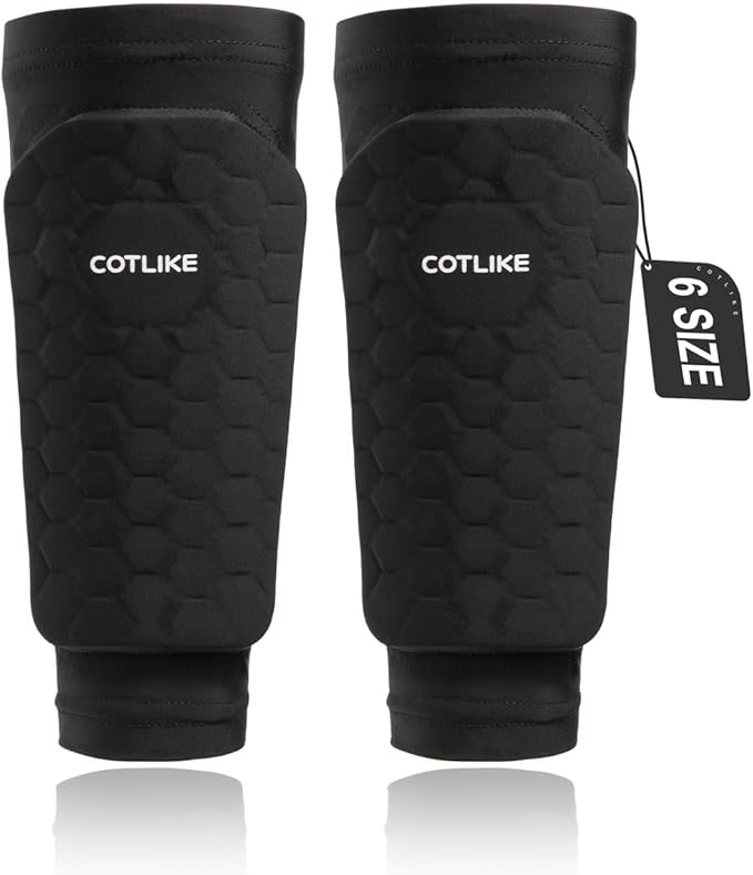 Soccer Shin Guards for Kids Youth Adults, Shin Guard Soccer Sleeves for 2-18 Years Old Boys Girls Men, Calf Compression Sleeve with Honeycomb Pads, Espinilleras de Futbol para Hombres