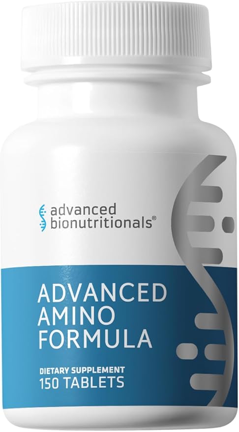 ??Advanced Amino Formula Tablets, Amino Acid Supplement, Build Muscle, Post Workout Recovery, Energy, Stamina, Non-GMO, Gluten Free, Dairy Free, Vegan (150 Tablets)