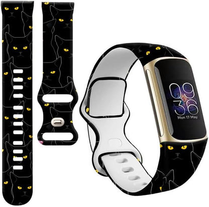 Compatible with Charge 6/Charge 5 WatchBands for Women Men,Elastic Adjustable Wristbands,Breathable Sport Band Soft Waterproof Health Tracker