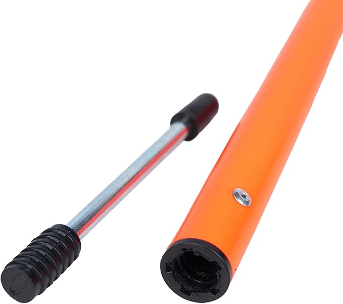 6 Pcs 5FT Adjustable Agility Training Poles for Soccer,Basketball,Football,Dog,Horse Training-Speed and Agility Training Equipment Sports Training Sticks with Stainless Steel Ground Nails